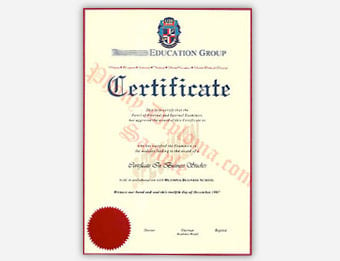 Raffles Education Group Certificate - Fake Diploma Sample from Malaysia
